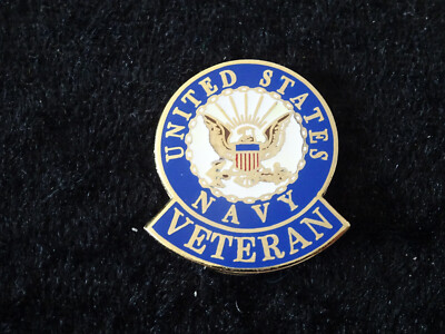 US Pin Badge Abzeichen Crest  US Navy Veteran