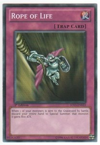 Rope of Life - 5DS3-EN033 - Common - 1st Edition x3 - Near Mint