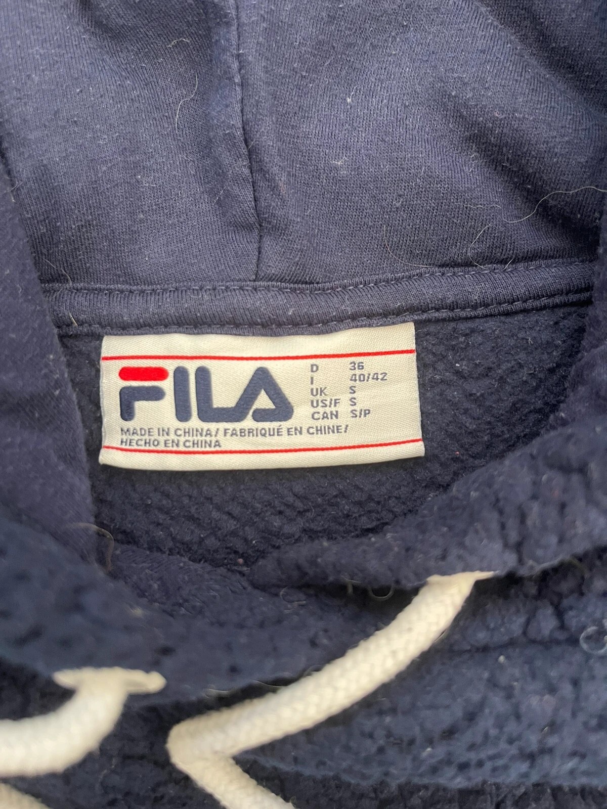 Felpa con cappuccio FILA Teddybear in pile