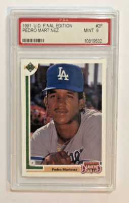 Graded 1991 Upper Deck Final Edition Pedro Martinez Card