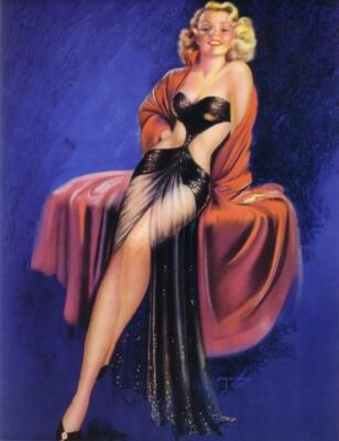 Billy DeVorss Pinup, 154 ~ A DANCING DARLING ~ 1940