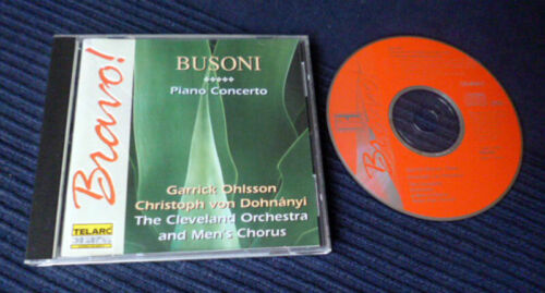 CD Ferruccio Busoni Concerto C major Piano Orchestra Ohlsson von Dohnanyi TELARC - Bild 1 von 3