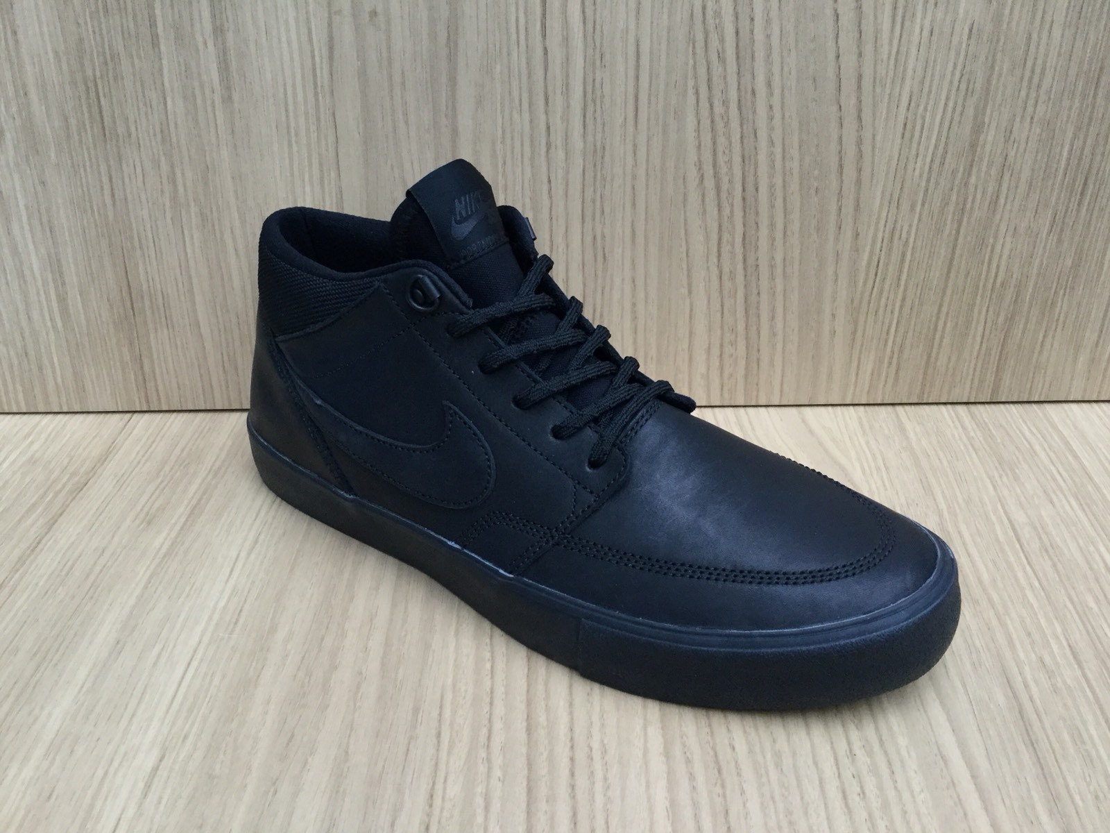 Nike SB portmore portmore SB Mid, 923199-001, 8.5 Regno Unito, UE 43, US 9.5, Neri in Pelle 406c4c Nike SB portmore portmore SB Mid, 923199-001, 8.5 Regno Unito, UE 43, US 9.5, Neri in Pelle 406c4c