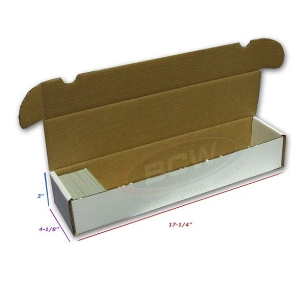 10 BCW Corrugated Cardboard 930 Count Baseball Gaming Trading Card Storage Boxes - Image 2 of 2