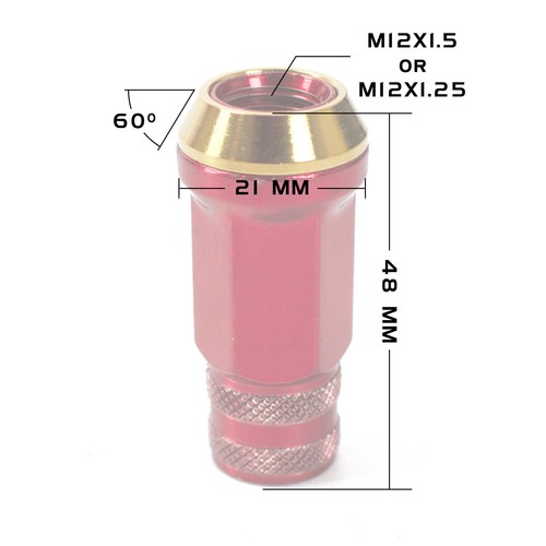 Godspeed Steel Lug Nuts Spin Washer Red 20PCS for INFINITI Q50 - Picture 6 of 6