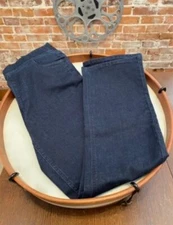 Denim & Co Dark Wash Cozy Touch Regular Lightly Bootcut Jeans New