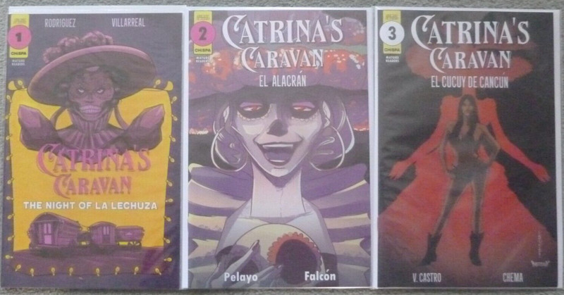 CATRINA'S CARAVAN #1,#2,#3 SET..SCOUT COMICS 2023 1ST PRINT..NM