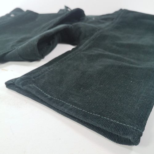 Levis Womens Jeans Green W30 L32 524 Too Superlow Skinny Green Corduroy Cord - Picture 12 of 24