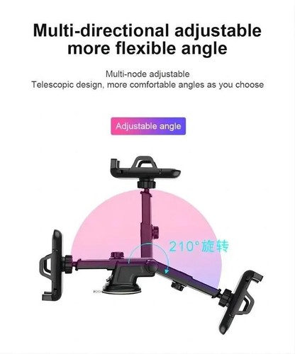 Universal Car Mobile Phone Holder 360 Windscreen Dashboard GPS Stand Cradle UK - Picture 10 of 12