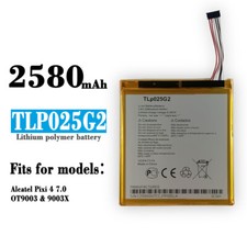 100 New Li-ion Battery For Alcatel 9003 TLP025G2 Mobile Phone Tablet 2580mAh
