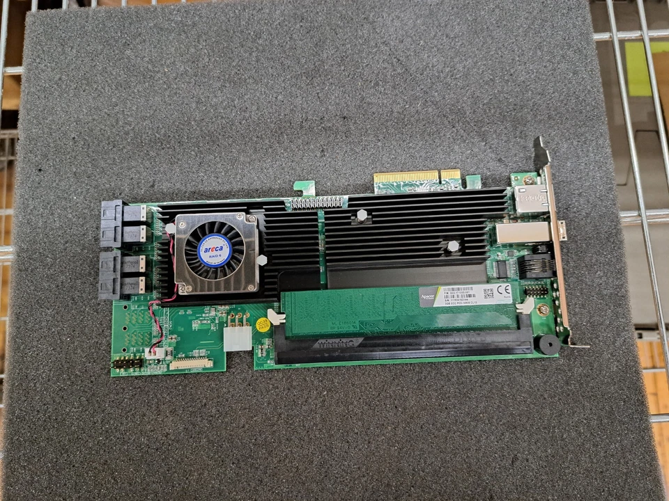 New, Areca, ARC-1883IX-16, PCIE CARD,SAS/SATA RAID ADAPTORS 12Gb/s,16PT, 2GB CAC - Image 4 of 4