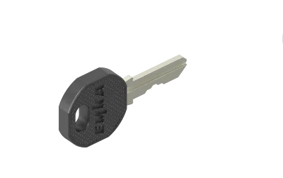 1x EMKA Schlüssel 333 Neusilber Ersatzschlüssel Drehriegel T-Griff 1108-U35