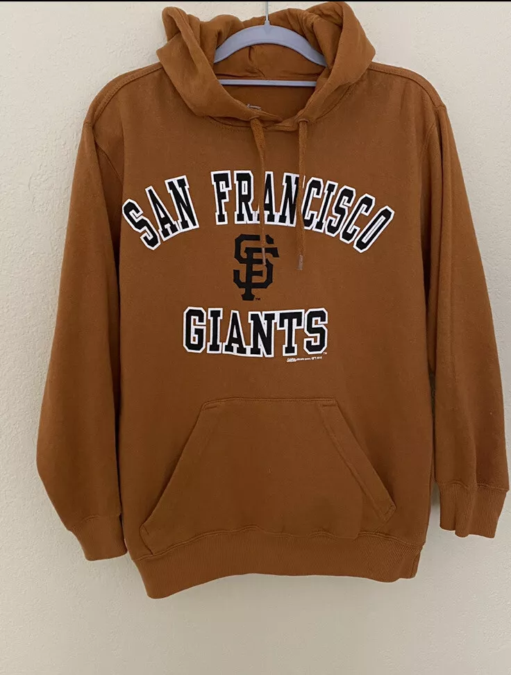 San Francisco Giants Hoodie Size Small Stitches Mens Sweatshirt Baseball  Orange