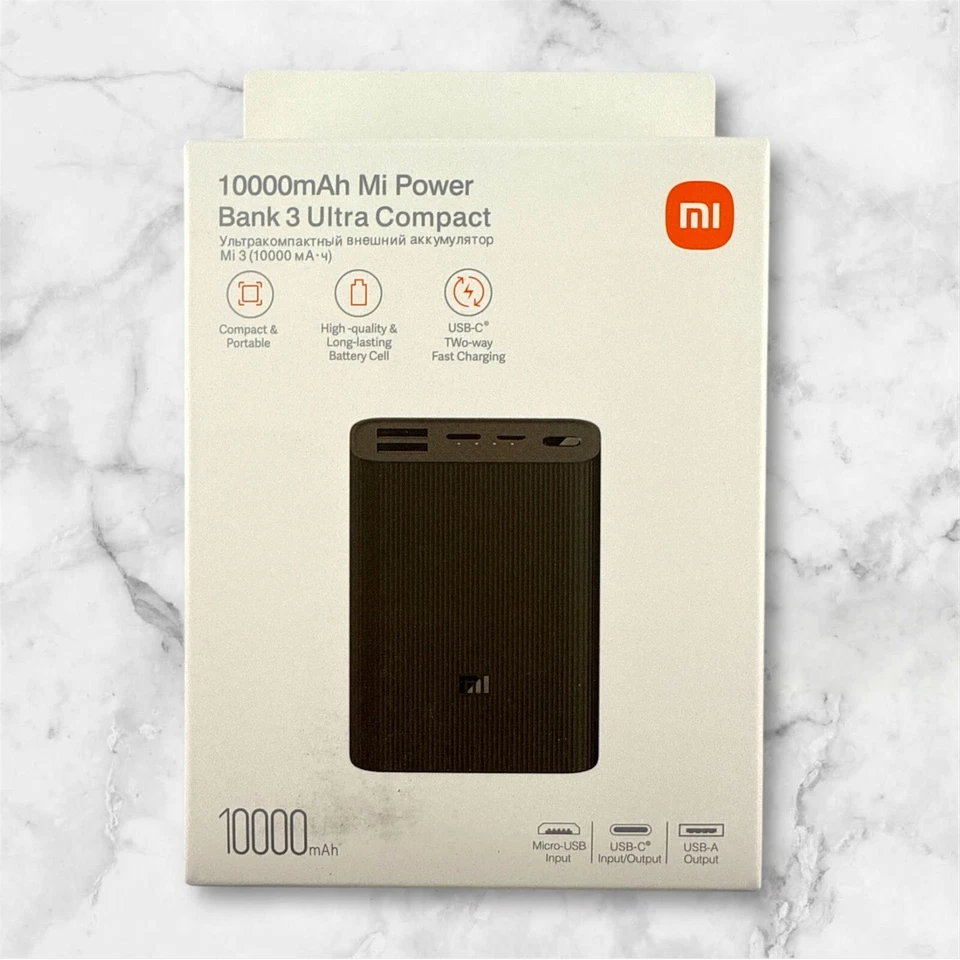 Xiaomi Mi Power Bank 3 Ultra Compacto – 10000mAh | Carga Rápida | USB-C Foto 4 de 4