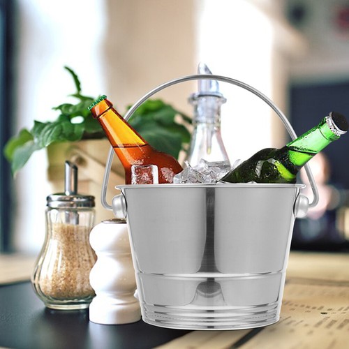 2St Home Eimer Aufbewahrungsbehälter Edelstahleimer -Eiswürfeleimer - Bild 11 von 11