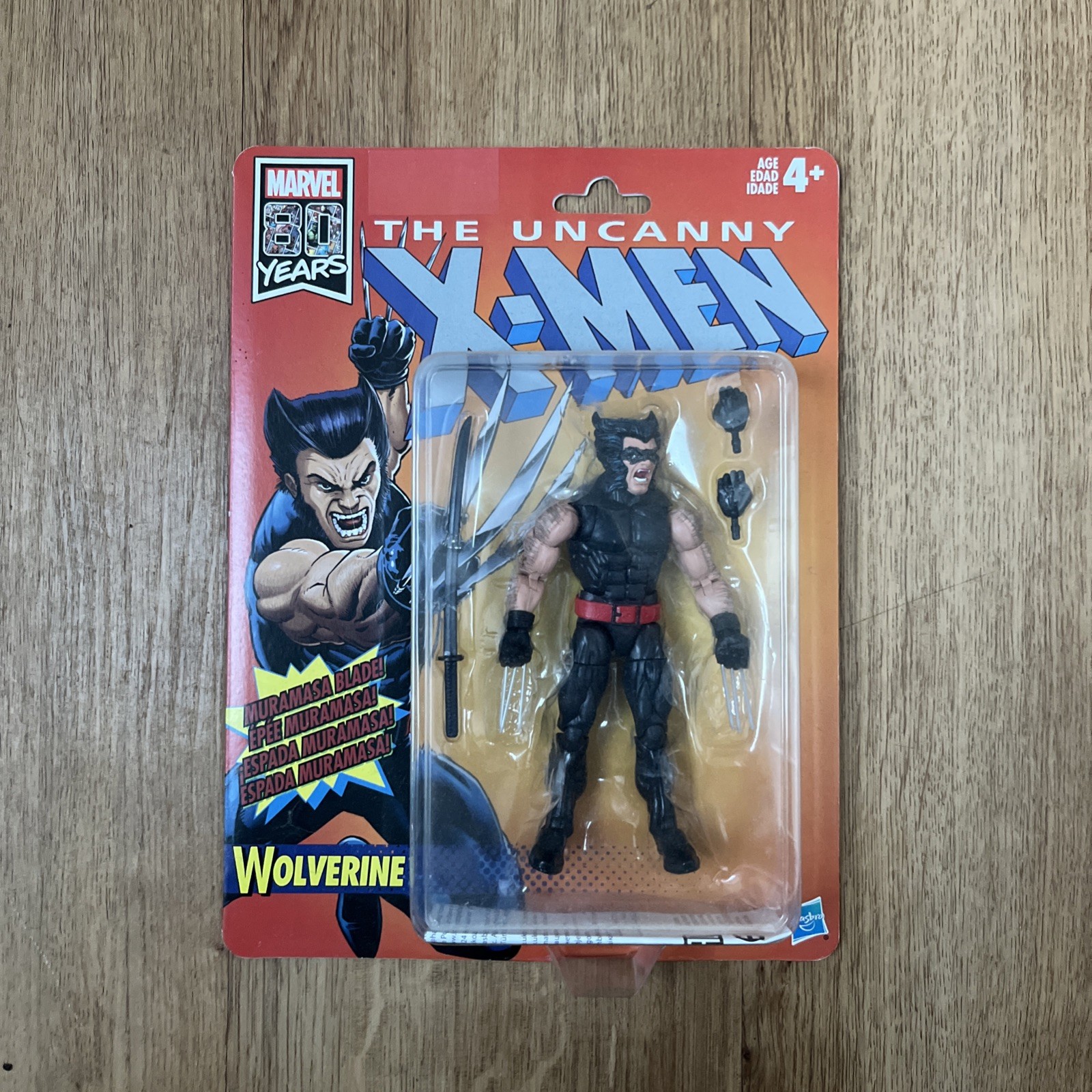Marvel Legends 80th Anniversary X-Men Wolverine Action Figure 2018 6" Retro