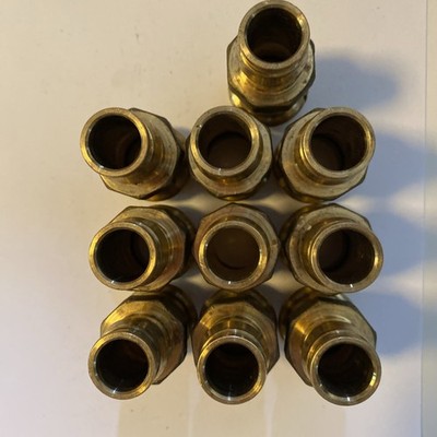 10 Pk Uponor LFP4517575 ProPEX LF Brass Press Adapter 3/4 PEX X 3/4 Copper Bin10