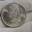 1896 US Morgan Silver Dollar $1 Unc