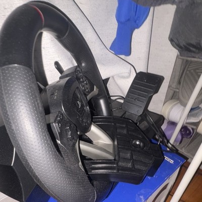 HORI Racing Wheel Apex RWA Black for PS4/PS5 Wired USB with Pedals