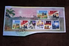 GB 2015 Christmas m/s, Stamps on Piece, Used ex FDC