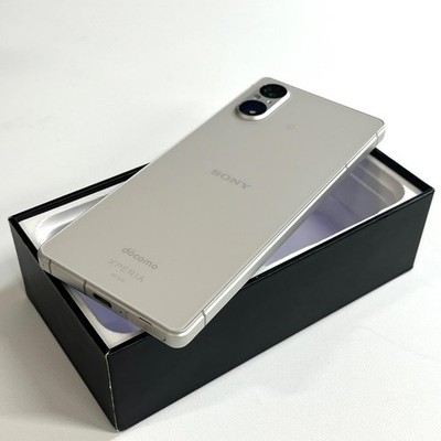 Sony Xperia 5 V SO-53D 128GB SIM-Free Platinum Silver Japan