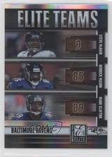 2007 Donruss Elite Teams Black /800 Derrick Mason Mark Clayton Steve McNair 0l2
