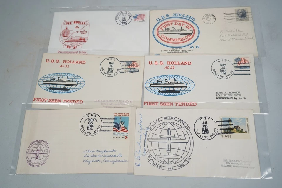 US 1970s-2020s COLLECTION OF NEARLY 500 NAVAL COVERS ALL SLEEVED AS AOR & LCS - Image 2 of 4
