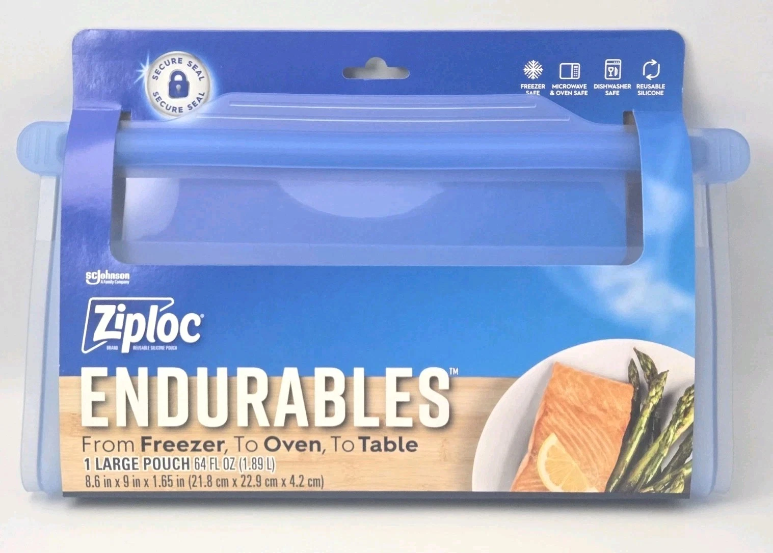 Ziploc Endurables Large pouches (64fl.oz.) Pack of 7, Original Case Sealed!
Opens in a new window or
