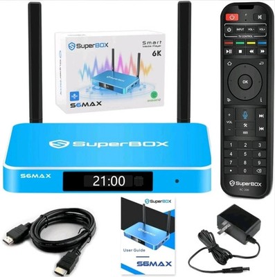 SUPERBOX S6 MAX  MEDIA STREAMER