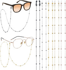 5 Pcs Glasses Chain Eyeglasses Strap Chain for Glasses around Neck Women Stylish