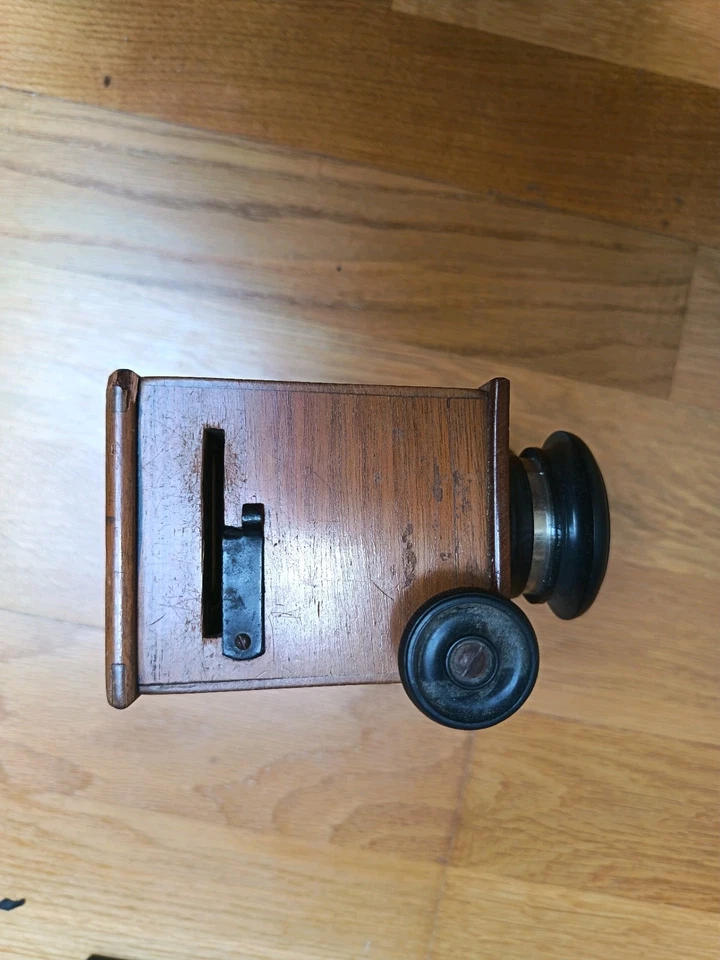 UNIS-FRANCE stéréoscope bois + lot boîtes plaques 1920 Déjà utilisé ! - Photo 4/4