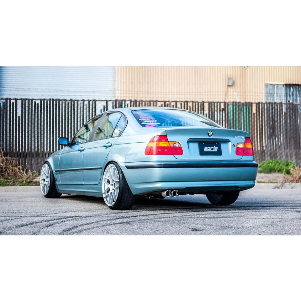 Escape trasero Borla 140084 tipo S Cat para 01-06 BMW E46 323 325 330 I CI 2,5 3,0 L Foto 2 de 4