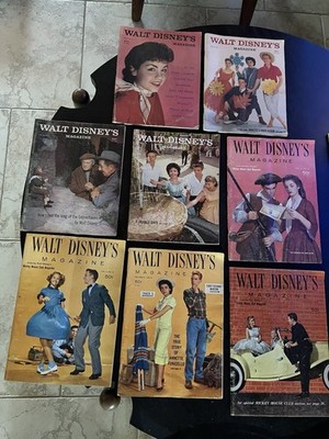 Vintage Walt Disney s Magazine Lot 1957-1959 Annette Funicello Mickey Mouse Club