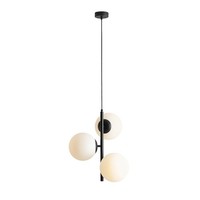 Moderne HäNgelampen Schwarz IP20, 3X15W E27 Leuchtmittel Inklusive