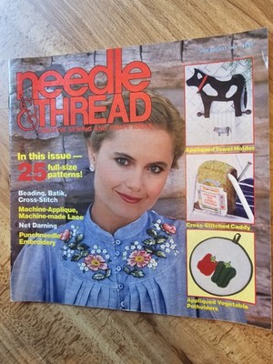 Needle & Thread Creative Sewing & Craft Ideas July/Aug1984 25 Full Size Patterns