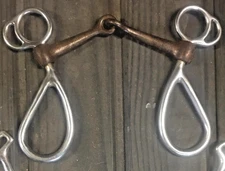 Short Shank Teardrop Sweet Iron Snaffle Bit