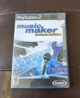 MAGIX music maker: Deluxe Edition (Sony PlayStation 2, 2005) Game Disc & Manual