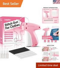 Stitch Gun for Clothes, Handheld Stitch Gun Quick Clothing Fixer, Portable Ta...