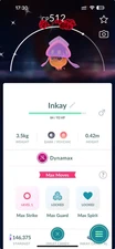 Pokémon Shiny Dynamax Inkay -P T C- GO Read Description