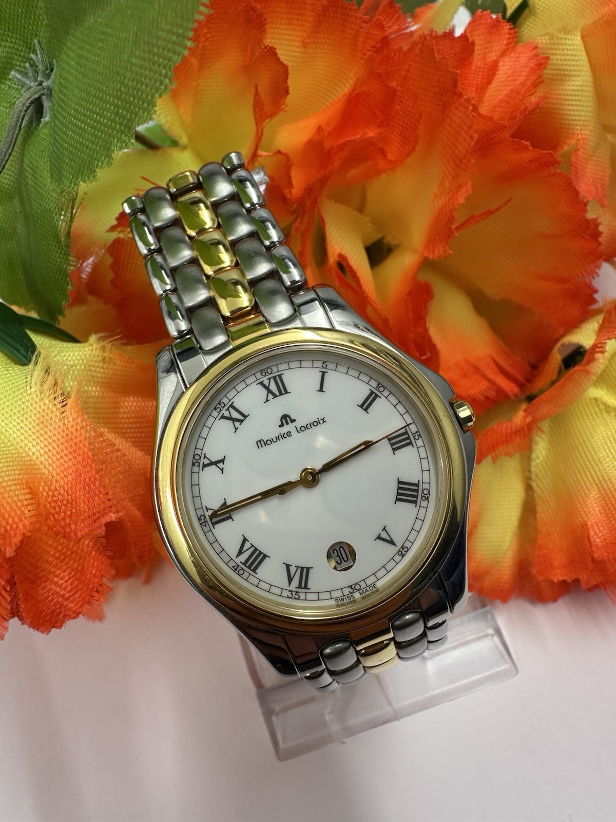 maurice lacroix mens watch 37mm Watch. Date