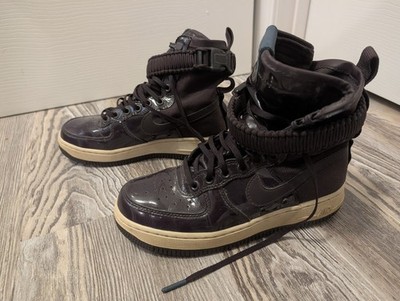 Nike SF Air Force 1 Premium x Ruby Rose Black High Top Glossy - Womens Size US 6