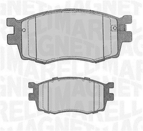 Magneti Marelli Bremsbelagsatz Scheibenbremse 363916060698 FüR Hyundai I20 1 PB-image