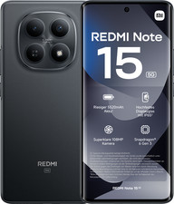 Xiaomi Redmi Note 15 5G 6GB + 128GB Black Smartphone