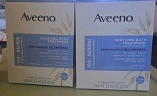 Aveeno Active Naturals Soothing Bath Treatment 2 Boxes 8 Packets Per box