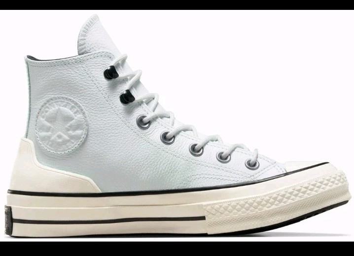 Converse Chuck 70 Hi Moonbathe Egret White Leather High Top Sneaker A05369C