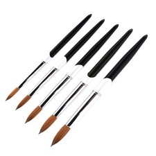 #8/#10/#12#/#14/#16 Kolinsky Hair Sable Brushes Acrylic Nail Brush Nail Art Tool