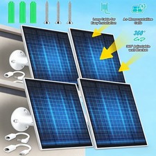 Lot 5W 5V Type-C Port Solar Panel Charger for Outdoor Security Camera CCTV Cam