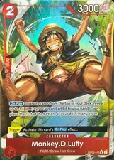 • Monkey.D.Luffy • OP06-013 Alt Art Wings of the Captain Holo One Piece TCG NM
