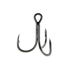 Owner Stinger Treble Hooks 2X Strength Black Chrome Multipacks [6 - 2/0]
