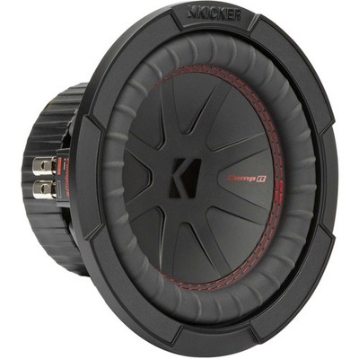 Kicker 48CWR82 CompR 8'' Subwoofer, DVC, 2-ohm